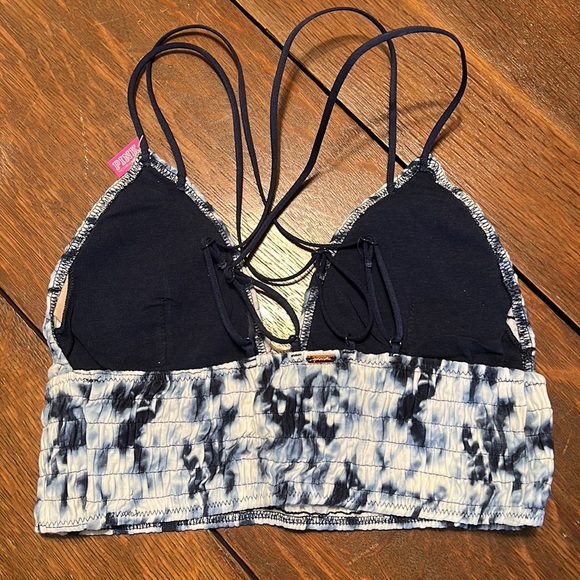 Pink NWT Victoria’s Secret  tye dye bralette size small cute strappy top - Picture 5 of 7
